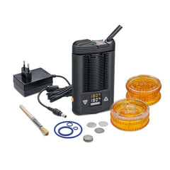 Mighty Vaporizer By Storz & Bickel Angled View With Accessories - Planet of the Vapes
